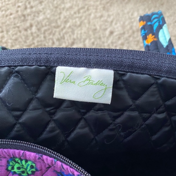 Vera Bradley Midnight Blues Travel Duffel Tote Bag - Picture 7 of 11